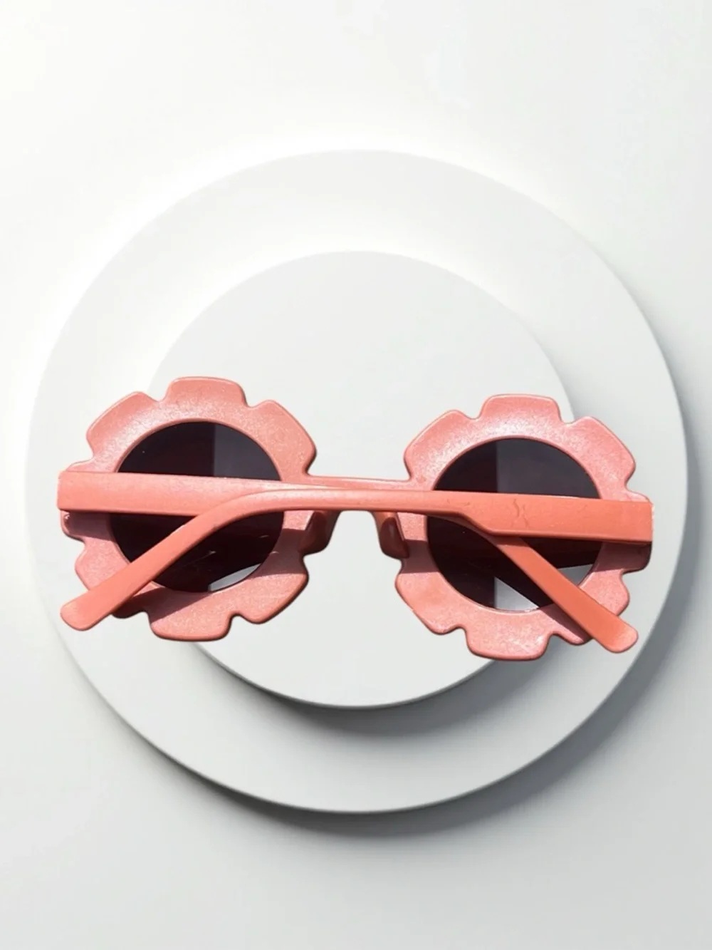 Matte Kids Flower Sunnies In Rust - Picture 9 of 9